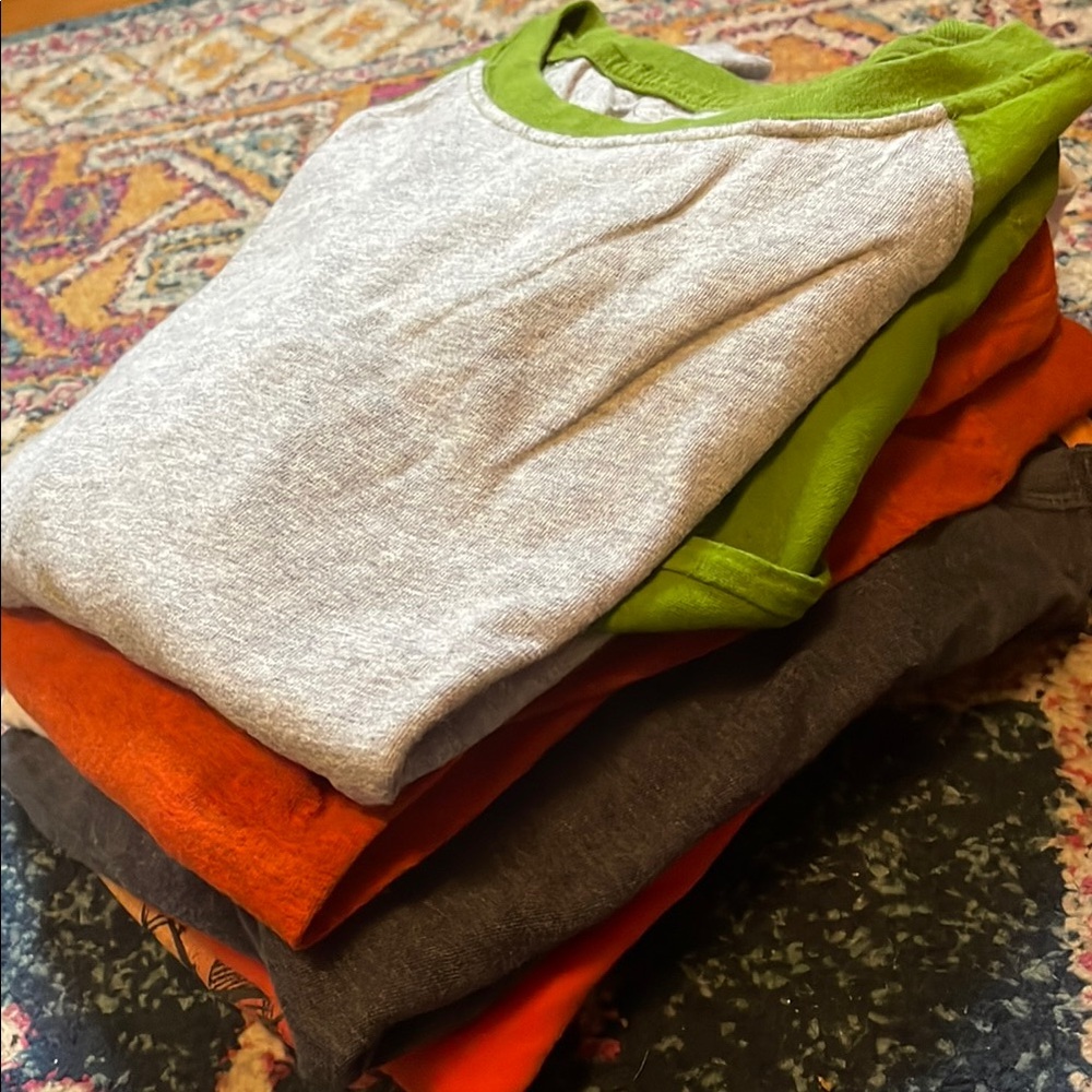 Circo Kids Long Sleeve Tees - Gray, Green, Red, and Black